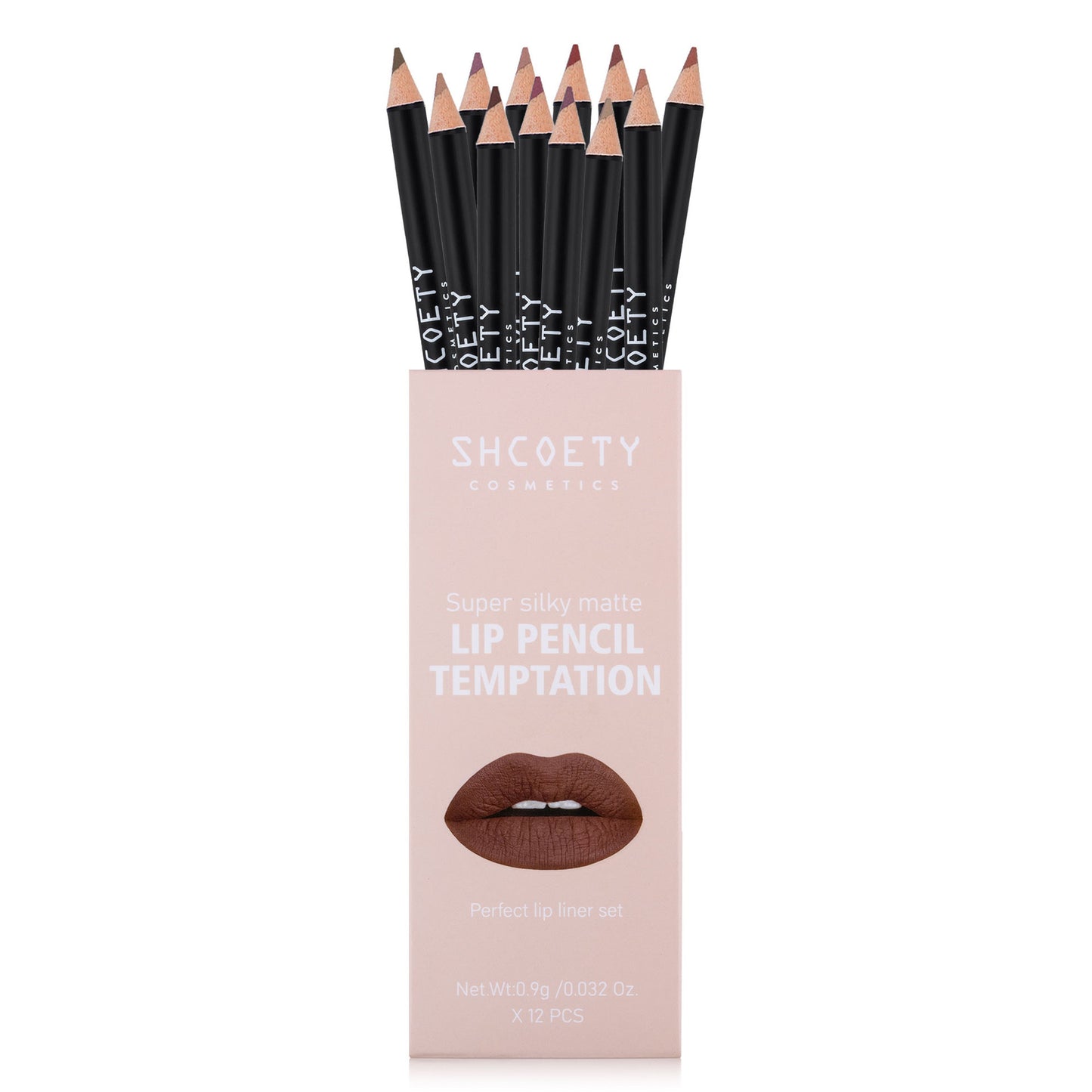 12-Color Matte Lipstick and Liner Set