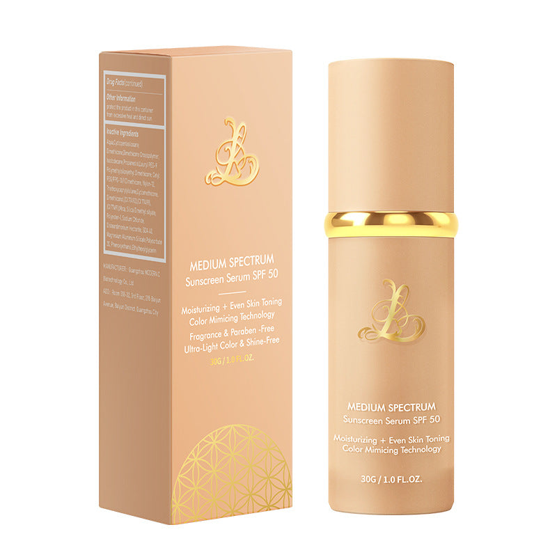 Color changing foundation