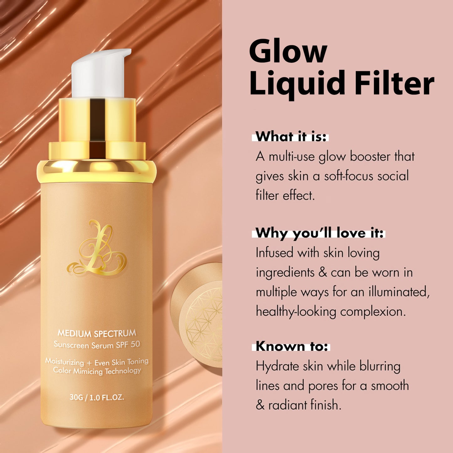 Color changing foundation